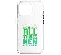 Carcasa para iPhone 16 Pro Él Hace Que Todas Las Cosas Sean Nuevas revelaciones 21:5