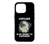 Carcasa para iPhone 16 Pro El Lindo Cupcake de Dinosaurio es mi Secreto para la Felicidad: Dinosaurios