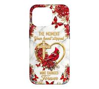 Carcasa para iPhone 16 Pro El Momento en Que mi corazón cambió para Siempre Memorial Cardinal