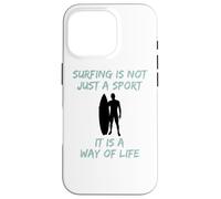 Carcasa para iPhone 16 Pro El Surf no es Solo un Deporte, es una Forma de Vivir