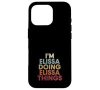 Carcasa para iPhone 16 Pro Elissa Name Elissa Personalized Name First Given