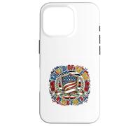 Carcasa para iPhone 16 Pro Emblema patriótico del Legado del Escudo del Valor
