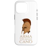 Carcasa para iPhone 16 Pro Eneida - Mitología Romana - Arma Virumque - Latín Clásico