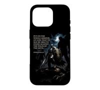 Carcasa para iPhone 16 Pro Epic Bible Verse Christian Graphic - Put on The Armor of God