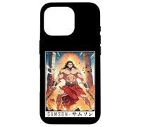 Carcasa para iPhone 16 Pro Epic Japanese Anime Christian Faith Bible Graphic - Samson