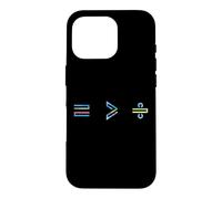 Carcasa para iPhone 16 Pro Equality is Greater Than Division Math Symbol Social Justice