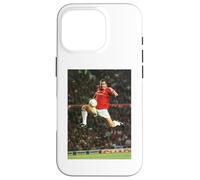 Carcasa para iPhone 16 Pro Eric Cantona Leap Copa Mundial de Fútbol del Manchester United
