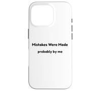 Carcasa para iPhone 16 Pro Errores Divertidos Probablemente cometidos por mí Humor Consciente de sí Mismo