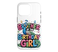 Carcasa para iPhone 16 Pro Es el cumpleaños de mi Hermano Pavo Real Bro Family Bday