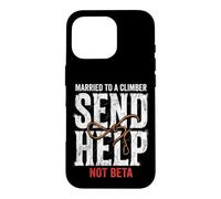 Carcasa para iPhone 16 Pro Escalada Casado con Un Escalador Enviar Ayuda No Beta