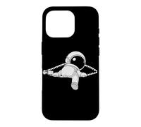 Carcasa para iPhone 16 Pro Espacio Astronauta Espacial Universo pequeño cosmonauta