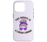 Carcasa para iPhone 16 Pro Este Badass ES UN Guerrero DE SJOGREN Purple Ribbon Meme