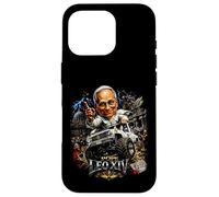 Carcasa para iPhone 16 Pro Estilo de los años 80 Papa León XIV Amante Vintage Estilo Retro Streetwear