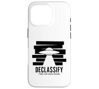 Carcasa para iPhone 16 Pro Extraterrestres Conspiración OVNI Desclasificar Alienígenas