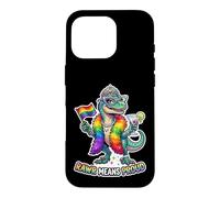 Carcasa para iPhone 16 Pro Fabuloso Rainbow Pride-o-Saurus Rex