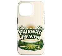 Carcasa para iPhone 16 Pro Fairway To Heaven Golf - Vintage Retro para Golfistas Hombre Cueva