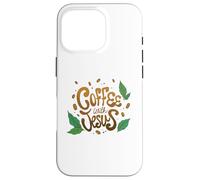 Carcasa para iPhone 16 Pro Faithful Coffee Devotion with My Savior