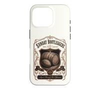 Carcasa para iPhone 16 Pro Fantasía Fútbol Domingo Bootleggers Whisky Etiqueta Estilo