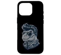 Carcasa para iPhone 16 Pro Fantásticos Tonos de Estilo Rock Roll Retro Tipo Dinosaurio T-Rex