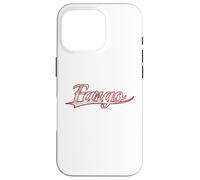Carcasa para iPhone 16 Pro Fargo North Dakota Midwest Vintage Varsity Distressed