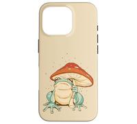 Carcasa para iPhone 16 Pro Farmcore Frog and Mushroom Umbrella Aesthetic Cottagecore
