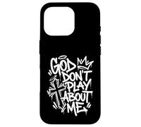 Carcasa para iPhone 16 Pro Fe Urbana Dios no Juega Hip-Hop Cristiano