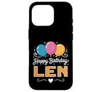 Carcasa para iPhone 16 Pro Feliz cumpleaños len