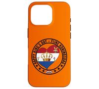 Carcasa para iPhone 16 Pro Feliz Día del Rey Holandés Fiyne Koningsdag Bandera de los Países Bajos
