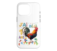 Carcasa para iPhone 16 Pro Fête d'anniversaire poulette pour Enfants de 1 ANS