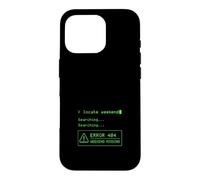 Carcasa para iPhone 16 Pro Fin de Semana Perdido Error 404 Gaming Retro