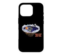 Carcasa para iPhone 16 Pro Flat le Earth with Ice Wall Real le Eyes Realize Real Mentiras