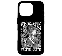 Carcasa para iPhone 16 Pro Flautista Flautista Flauta Absoluta Lindo Jugador Chica Músico