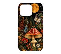 Carcasa para iPhone 16 Pro Flora Botánica Seta Amanita Naturaleza