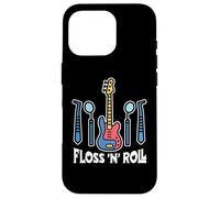 Carcasa para iPhone 16 Pro Floss Rock and Roll Dentista Oficina Dental Humor Música