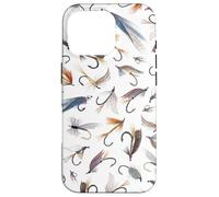 Carcasa para iPhone 16 Pro Fly Fishing Lures - Hand Painted Watercolor Illustration