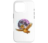 Carcasa para iPhone 16 Pro Flying Duck Moon Night Bird Cute Duck Graphics