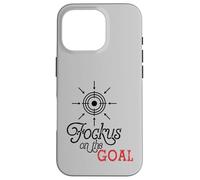 Carcasa para iPhone 16 Pro Focus on The Goal Target Graphic Motivation Discipline Quote