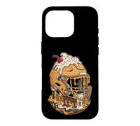 Carcasa para iPhone 16 Pro Football Helmet Ice Cream Sundae Drip Boys Youth