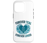 Carcasa para iPhone 16 Pro Forever Teal Forever Loved Awareness