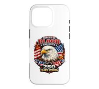 Carcasa para iPhone 16 Pro Forjado de Sangre y Tripas 250 años América Águila Calva