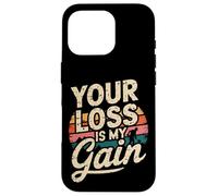 Carcasa para iPhone 16 Pro Frase Detector de Metales Your Loss Is My Gain