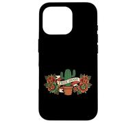 Carcasa para iPhone 16 Pro Free Hugs Cactus Funny Old School Traditional Tattoo Style