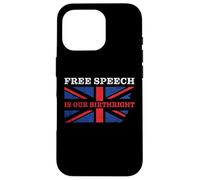 Carcasa para iPhone 16 Pro Free Speech is Our Birthright - Anti-Woke Conservative Quote