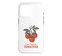 Carcasa para iPhone 16 Pro Fresh Delicious Tomatoes Vintage Garden Lover Farmer Market