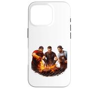 Carcasa para iPhone 16 Pro Friends Fire Grill Brotherhood Cocinando Juntos