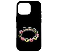 Carcasa para iPhone 16 Pro Fun Friendship Bracelet with Words Go Sports
