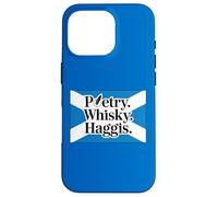 Carcasa para iPhone 16 Pro Funny Burns Supper POESÍA Whisky Haggis
