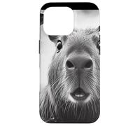 Carcasa para iPhone 16 Pro Funny Capybara Selfie con ovnis