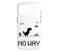 Carcasa para iPhone 16 Pro Funny Cute Pixel Offline T-Rex Game, Cool Dino Game, Gaming
