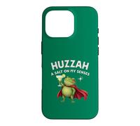 Carcasa para iPhone 16 Pro Funny Frog Knight Huzzah Salt On My Senses Margarita Sarcasmo